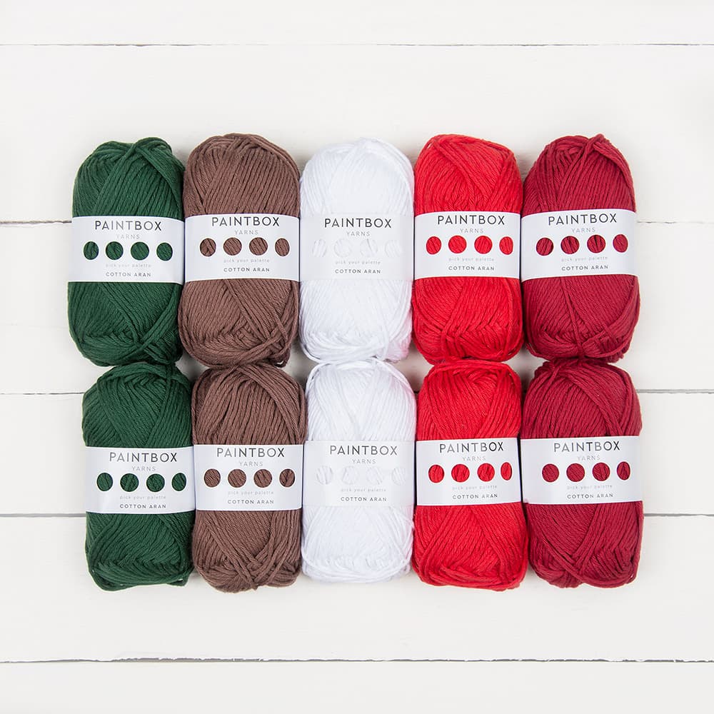 Paintbox Yarns Cotton Aran 10 Ball Colour Pack