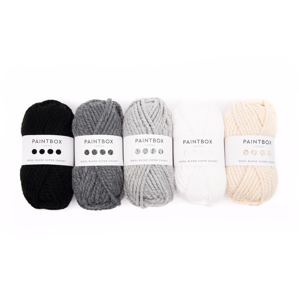 Paintbox Yarns Wool Blend Super Chunky 5 Ball Colour Pack
