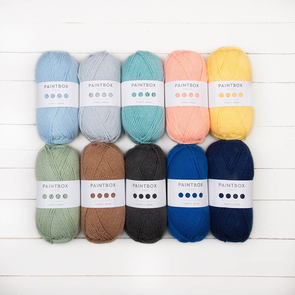 Paintbox Yarns Simply Aran 10 Ball Colour Pack