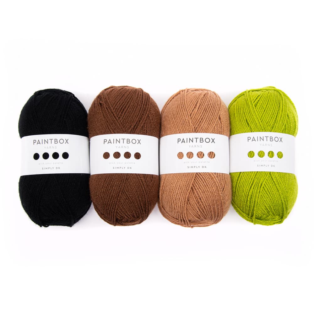 Paintbox Yarns Simply DK Stanley the Dachshund 4 Ball Knitting Kit